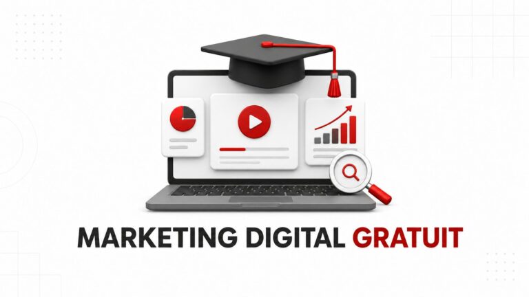 Formation gratuite au marketing digital sur ordinateur