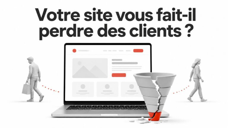 Votre site internet vous fait perdre des clients ?